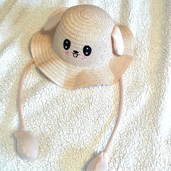 Girl's Hat Rabbit Ears Children Cap with Moving Ears - Summer Sunhat - Picture 7 of 15